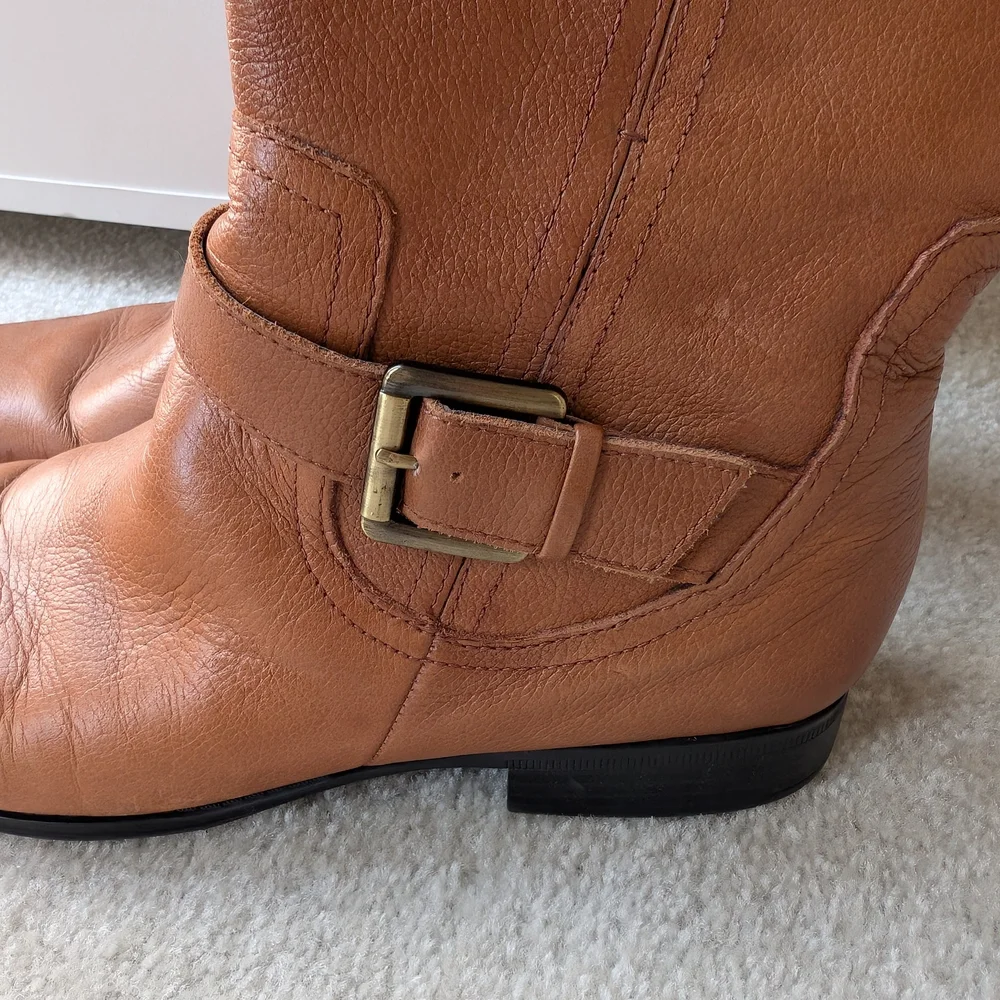 Brown Leather Riding Boots - Picture 3 of 14